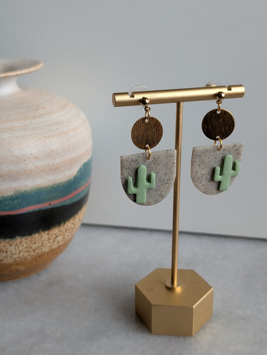 Cactus earrings