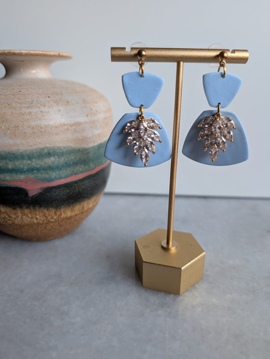 Blue dangles